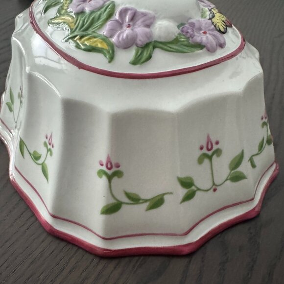 Vintage 1986 Easter Ceramic Wall Decor Mould Le Cordon Bleu Bunny Rabbit - Picture 5 of 8